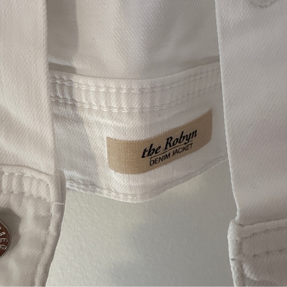 AG Adriano Goldschmied Robyn White Jean Jacket - Picture 7 of 8